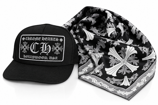 Combo Chrome cappello e foulard