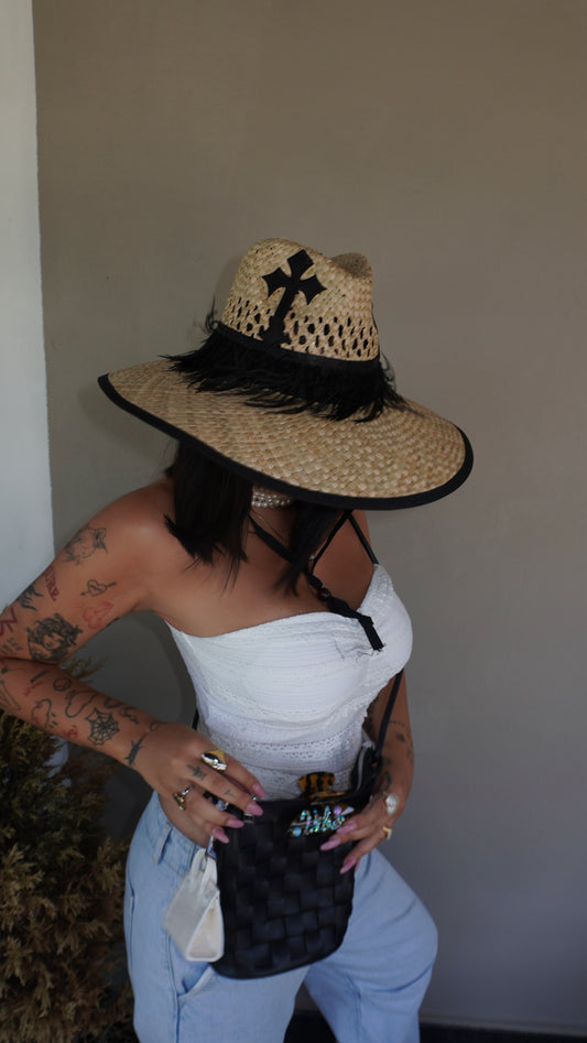 Cappello India con piume